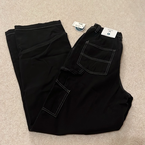 aero black cargo wide leg pants - Picture 2 of 3